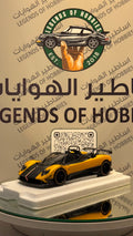 AlmostReal model Pagani Cinque roadster Geneva Yellow 1:18