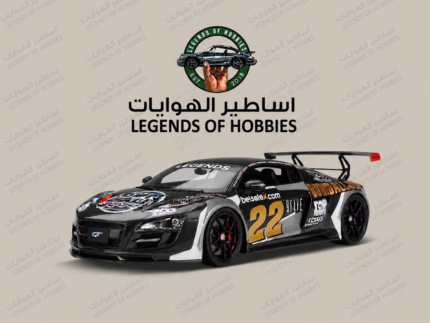 GTSpirit Audi R8 Gumball 3000 1:18
